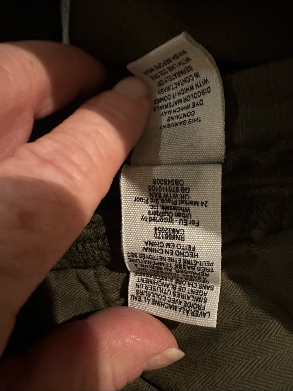 Free People Olive Ribbed Moto Straight-Leg Jeans. EUC - Picture 3 of 5